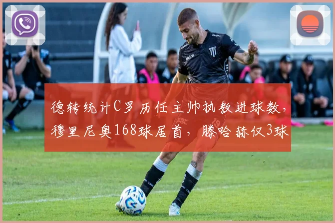 德转统计C罗历任主帅执教进球数，穆里尼奥168球居首，滕哈赫仅3球